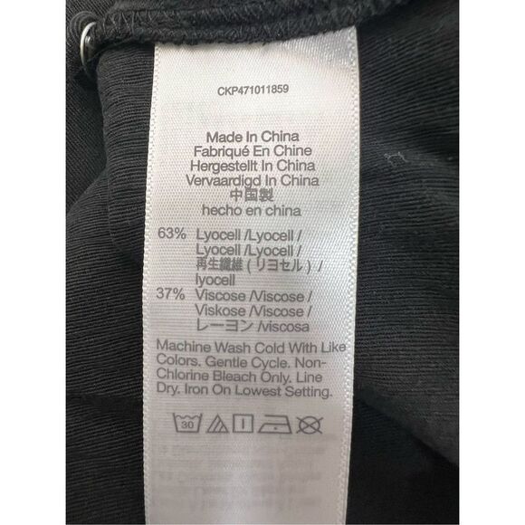 NWT Madewell Women's Black Surplice Neck Pleated Waist True Wrap Mini Dress 4 - Picture 8 of 9